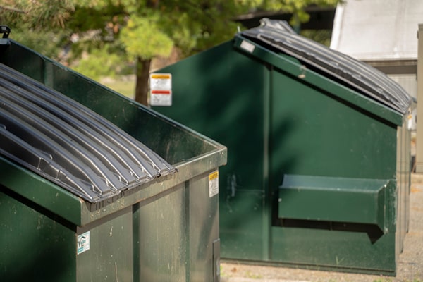 commercial dumpsters offers a range of sizes from 2 to 8 cubic yards